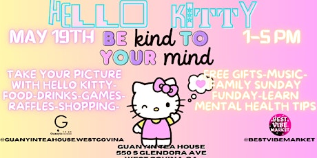 Hello Kitty Be Kind to Your Mind Market