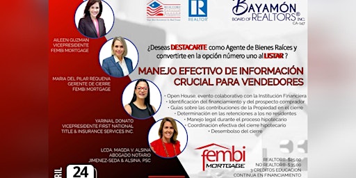 Imagem principal do evento MANEJO EFECTIVO DE INFORMACION CRUCIAL PARA VENDEDORES