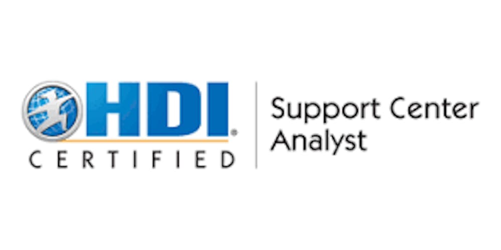 Hdi Support Center Analyst 2 Days Virtual Live Training In Berlin