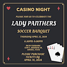 2024 Lady Panther Soccer Banquet