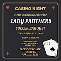 Imagem principal do evento 2024 Lady Panther Soccer Banquet