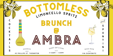 Ambra Limoncello Spritz Bottomless Brunch