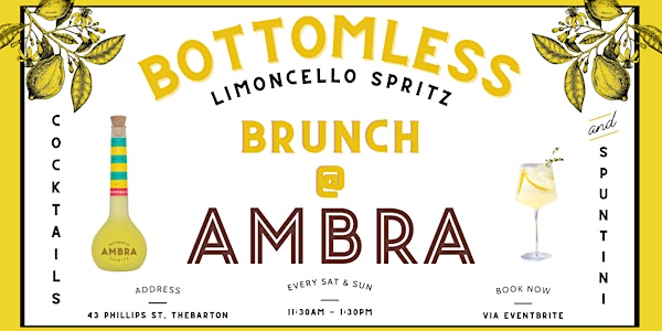 Ambra Limoncello Spritz Bottomless Brunch