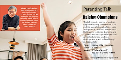 Imagem principal do evento Parenting Talk: Raising Champions