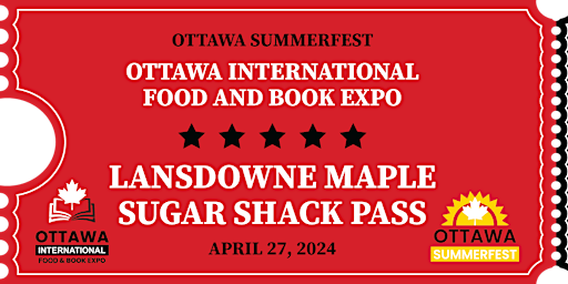 Primaire afbeelding van Sugar Shack for Authors | Professional Networking: Ottawa Book Expo 2024