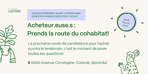 Immagine principale di Acheteur.euse.s : prends la route du cohabitat! 