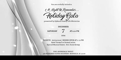 Hauptbild für A Night to Remember Holiday Gala