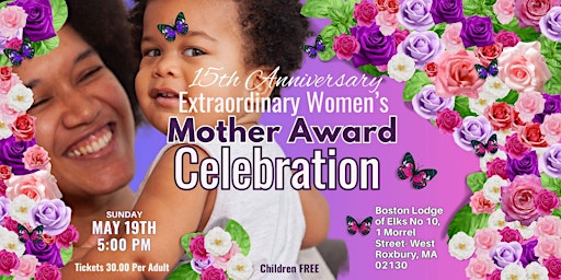 Imagem principal do evento 15th Anniversary Extraordinary Women’ Mother Award