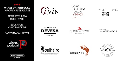 Imagem principal do evento 04.22  Wines of Portugal  -  Macao Masterclass