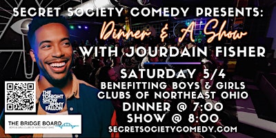 Hauptbild für Jourdain Fisher | Dinner & A Show With Secret Society Comedy