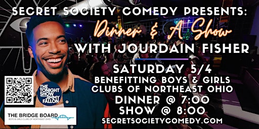 Jourdain Fisher | Dinner & A Show With Secret Society Comedy primary image