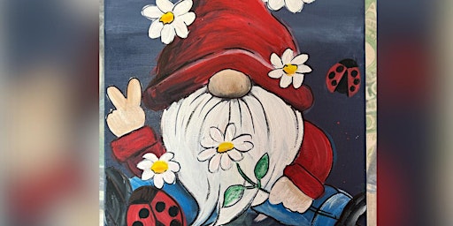 Imagem principal do evento Ladybug Gnome Paint Night