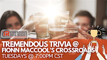 Primaire afbeelding van Winnipeg Fionn MacCool's Crossroads Tuesday Night Trivia