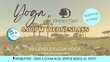 Imagem principal do evento Sunset Yoga by the Beach at DoubleTree Resort