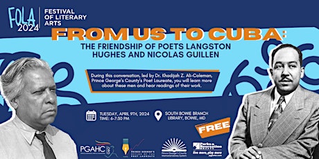 From US to Cuba: The Friendship of Poets Langston Hughes and Nicolas Guille primary image