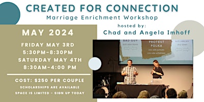 Imagem principal de Created For Connection Marriage Workshop