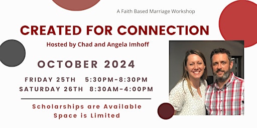 Imagem principal do evento Created For Connection Marriage Workshop