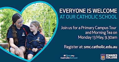 Primaire afbeelding van Catholic Education Week Primary Campus Tour and Morning Tea