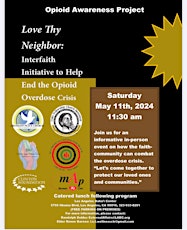 Love-Thy-Neighbor Interfaith Initiative to End Opioid Crisis