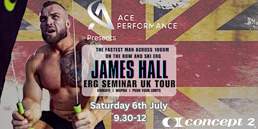 James Hall Erg Seminar x Ace Performance  primärbild