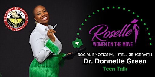 Teen  Talk: Social Emotional Intelligence  with Dr. Donnetta Green primary image