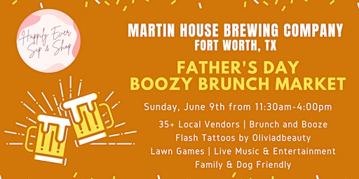 Image principale de Fort Worth Father's Day Boozy Brunch Market