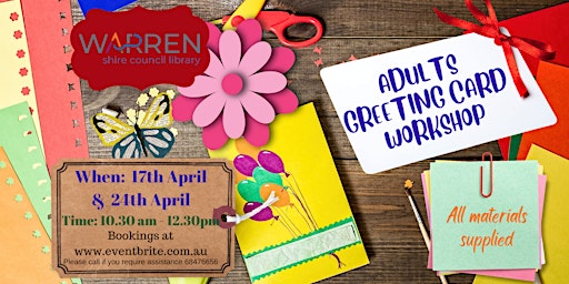 Adult greeting card workshop primary image