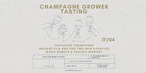 Imagem principal do evento Champagne Grower Tasting