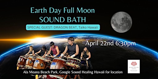 Hauptbild für Earth Day Full Moon Sound Bath