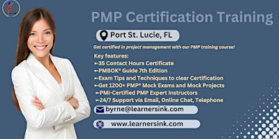 Primaire afbeelding van PMP Exam Prep Training Course in Port St. Lucie, FL