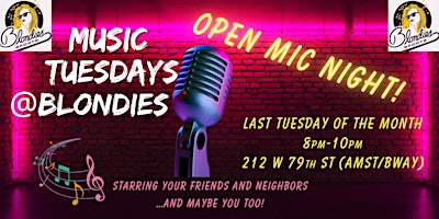 Music Tuesdays - Open Mic primary image