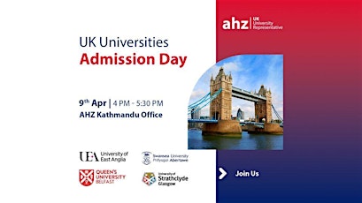 Image principale de UK Universities Admission Day - AHZ Kathmandu Office