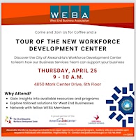 WEBA COFFEE & CONNECTION and TOUR OF THE NEW WORKFORCE DEVELOPMENT CENTER primary image