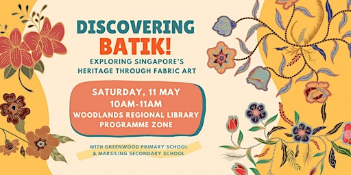 Image principale de Discovering Batik | Woodlands Regional Library