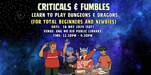 Image principale de Learn to Play D&D with Criticals & Fumbles | Teens Takeover | re:write