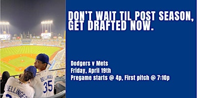 Image principale de Dodgers v Mets Drafted Singles Section