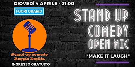 Imagem principal de Open Mic - Stand Up Comedy @FUORI ORARIO, Taneto