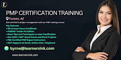 Primaire afbeelding van PMP Exam Prep Training Course in Tucson, AZ