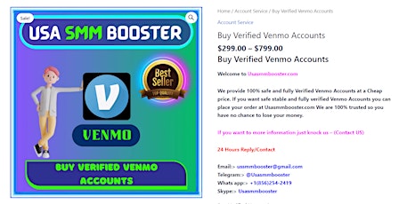 Buy Verified Venmo Accounts - Tara Terri