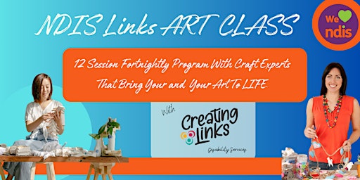 NDIS CreatingLinks Disability  Art Class primary image