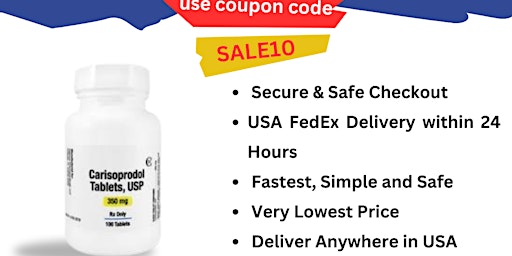 Image principale de Order Carisoprodol Online Free Shipping Don't Miss Out