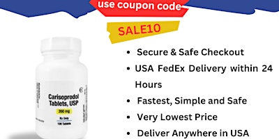 Purchase Carisoprodol Save Big Today Free Delivery primary image
