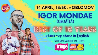 Igor Mondae (CRO): Best Of 10 Years / English Stand-up Special  primärbild