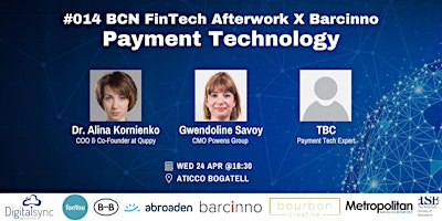 Primaire afbeelding van BCN FinTech X Barcinno #014: Payment Technology