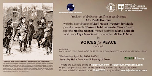 Imagem principal do evento VOICES for PEACE