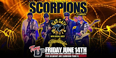 Primaire afbeelding van Scorpions Tribute w/ Big City Nights with special guest Pandemic at Tony D's