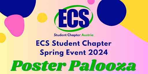 Imagem principal do evento ECS Student Chapter Spring Event 2024 - Poster Palooza