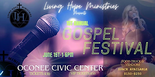 1st Gospel Festival-Living Hope Ministries primary image