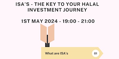 Hauptbild für Nisba - ISA's - The key to your Halal investment journey  (Part 1)