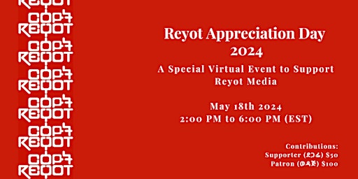 Hauptbild für Reyot Appreciation Day 2024
